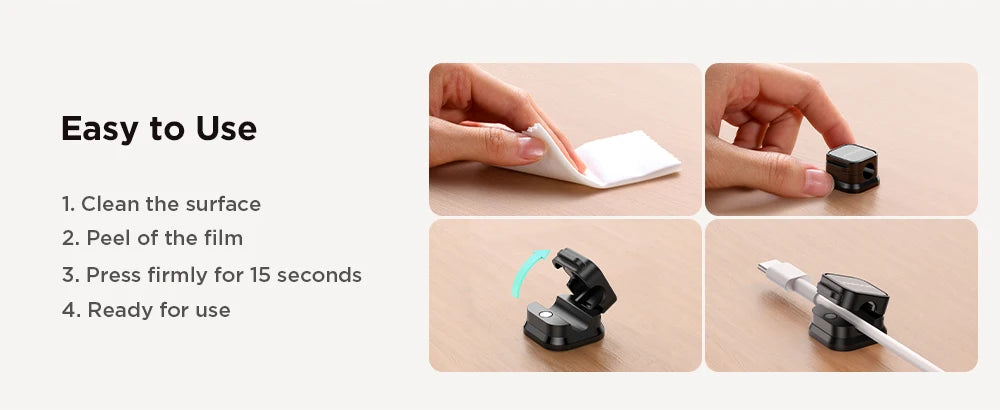 Magnetic Cable Clips