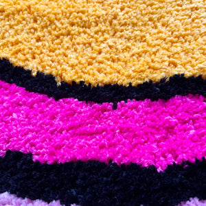 LAKEA Cherry Bomb Rug Pink Handmade Tufted Carpet Room Decor
