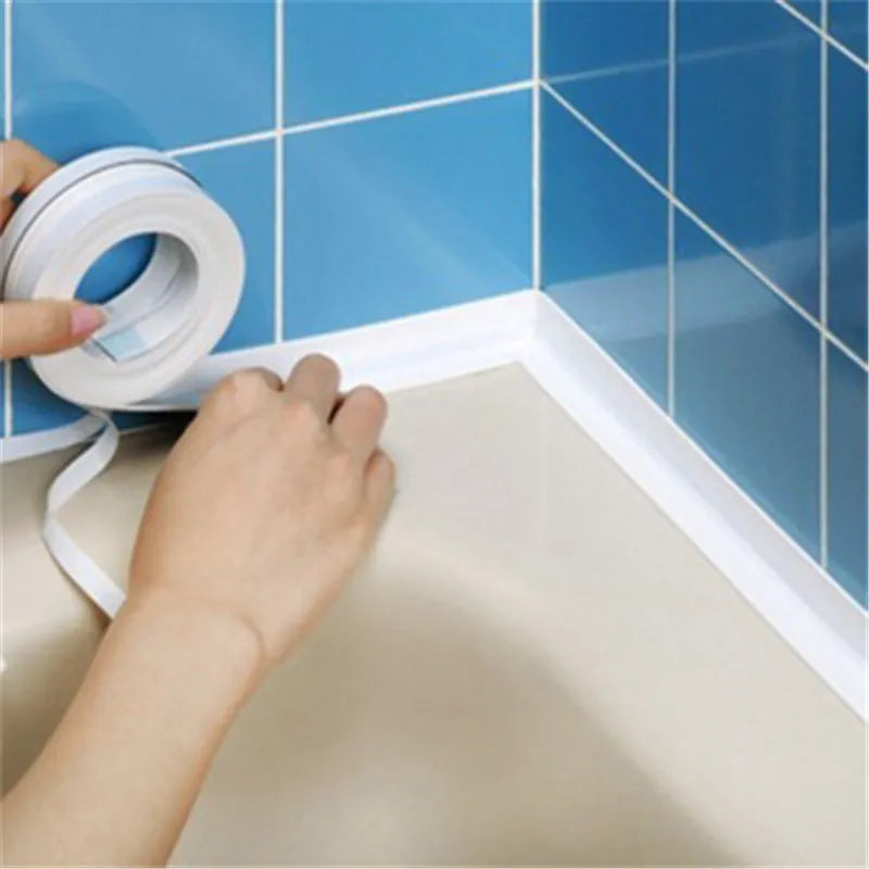 Sealing Caulk Strip Tap|Self Adhesive Waterproof Wall Edge Tape