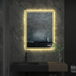 Dimmable LED Backlit Anti-Fog Mirror With Touch Button and Water Proof