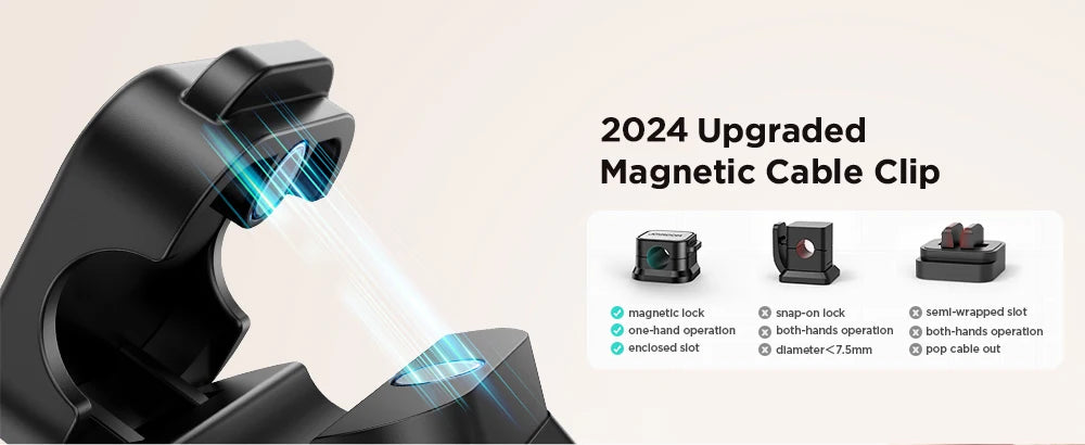 Magnetic Cable Clips