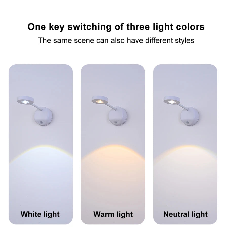 Display Light|Wall Lamp Spotlight USB Rechargeable Motion Sensor Light