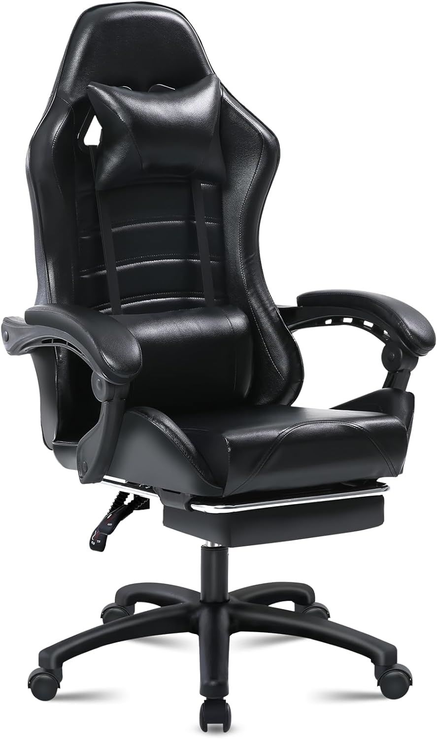 Ergonomic Gaming Chair with Backrest and Seat Recliner