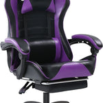 Ergonomic Gaming Chair with Backrest and Seat Recliner