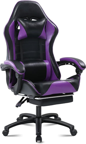 Ergonomic Gaming Chair with Backrest and Seat Recliner