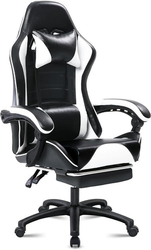 Ergonomic Gaming Chair with Backrest and Seat Recliner