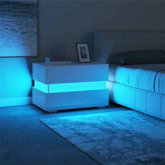Modern Luxury LED Nightstand