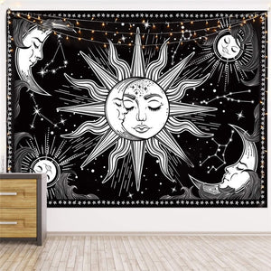 Sun & Moon Print Tapestry